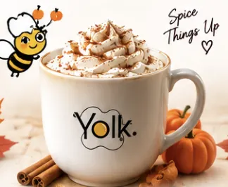 Pumpkin Spice Latte at Yolk Boynton Beach
